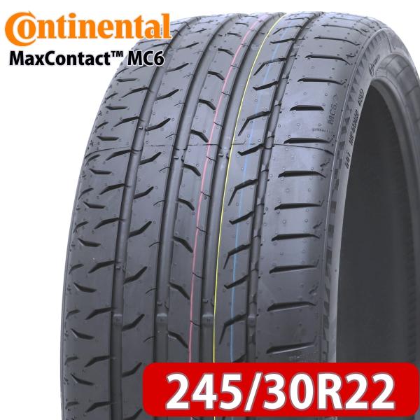 2022年製 夏 新品 1本価格 会社宛  245/30R22 92V XL コンチネンタル MaxContact MC6 アルファード ヴェルファイア 特価 NO,FK1262