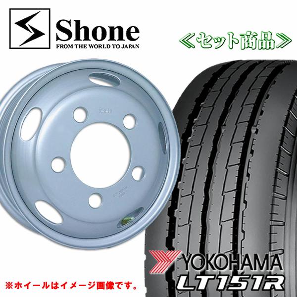 2024年製 夏 新品 6本 在庫要確認 ヨコハマ LT151R 205/65R16 109/107 L LT 鉄ホイール付 16×5.5 +115 会社宛 NO,YH017SH300-6