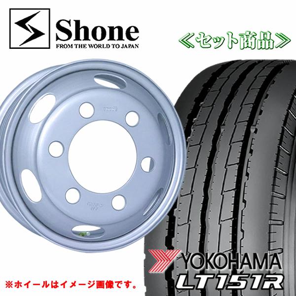 2024年製 夏 新品 6本 在庫要確認 ヨコハマ LT151R 205/65R16 109/107 L LT 鉄ホイール付 16×6 +127 会社宛 NO,YH017SH303-6