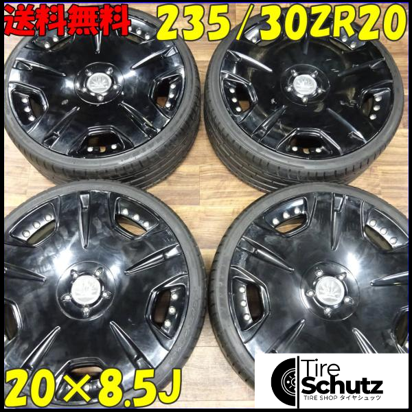 NO,YY533■業者様 ■235/30ZR20×8.5J■夏4本 MYRTLE BRABA アルミ ノア VOXY ステップW オデッセイ エスティマ マークX 特価！